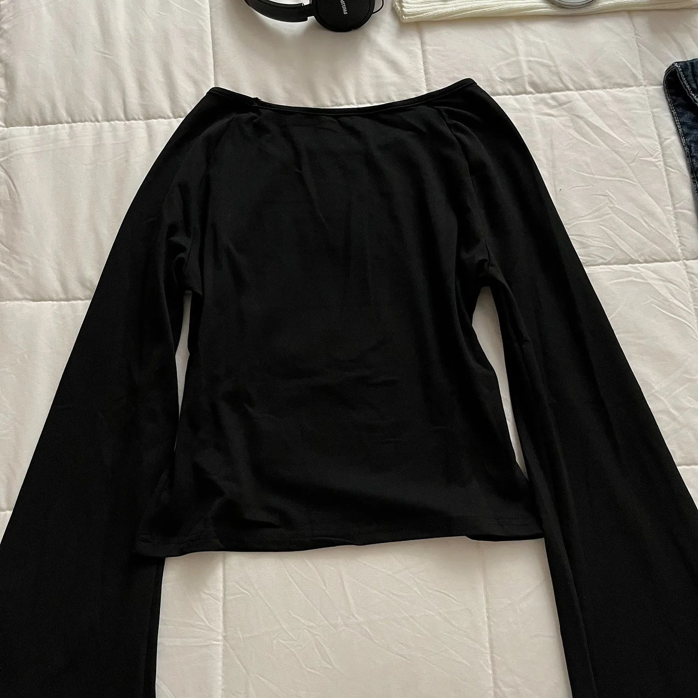 Camiseta retro americana Harajuku Emo dulce y picante ajustada para mujer, camiseta informal blanca, top gótico de calle de manga larga, chica Emo