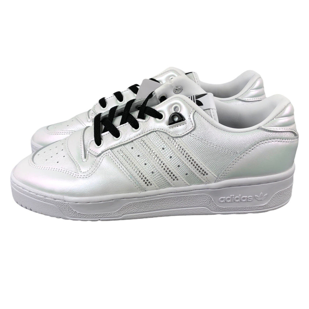 Adidas Low Rivalry Pearl Iridescent Bling Rhinestone Sneakers Womens Size 10 NEW