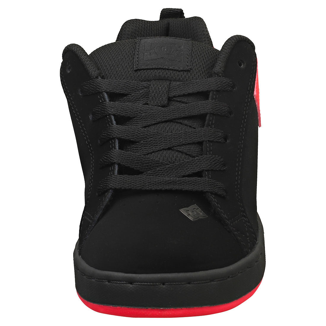 DC Shoes Court Graphic Women's - Leather Skate Sneaker in Black Pink