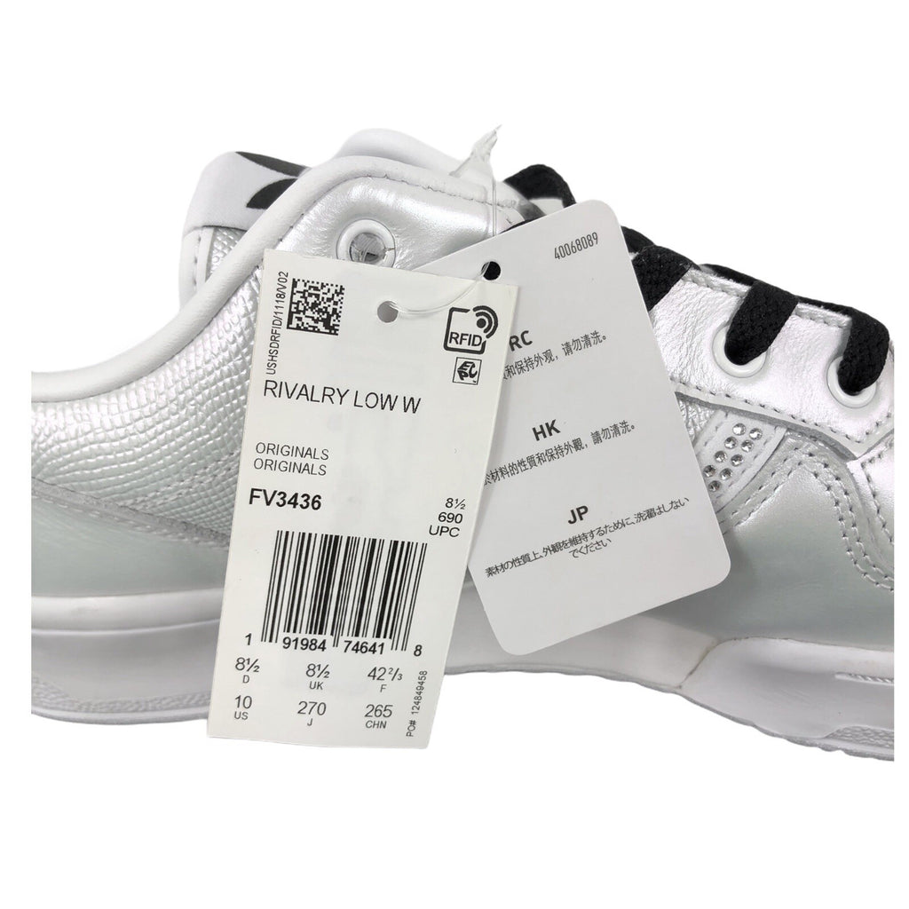 Adidas Low Rivalry Pearl Iridescent Bling Rhinestone Sneakers Womens Size 10 NEW