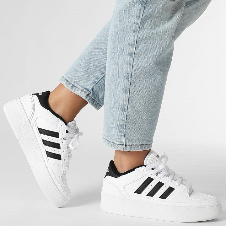 Adidas Break Start Bold Women’s Sneakers Running White Shoes Footwear #526