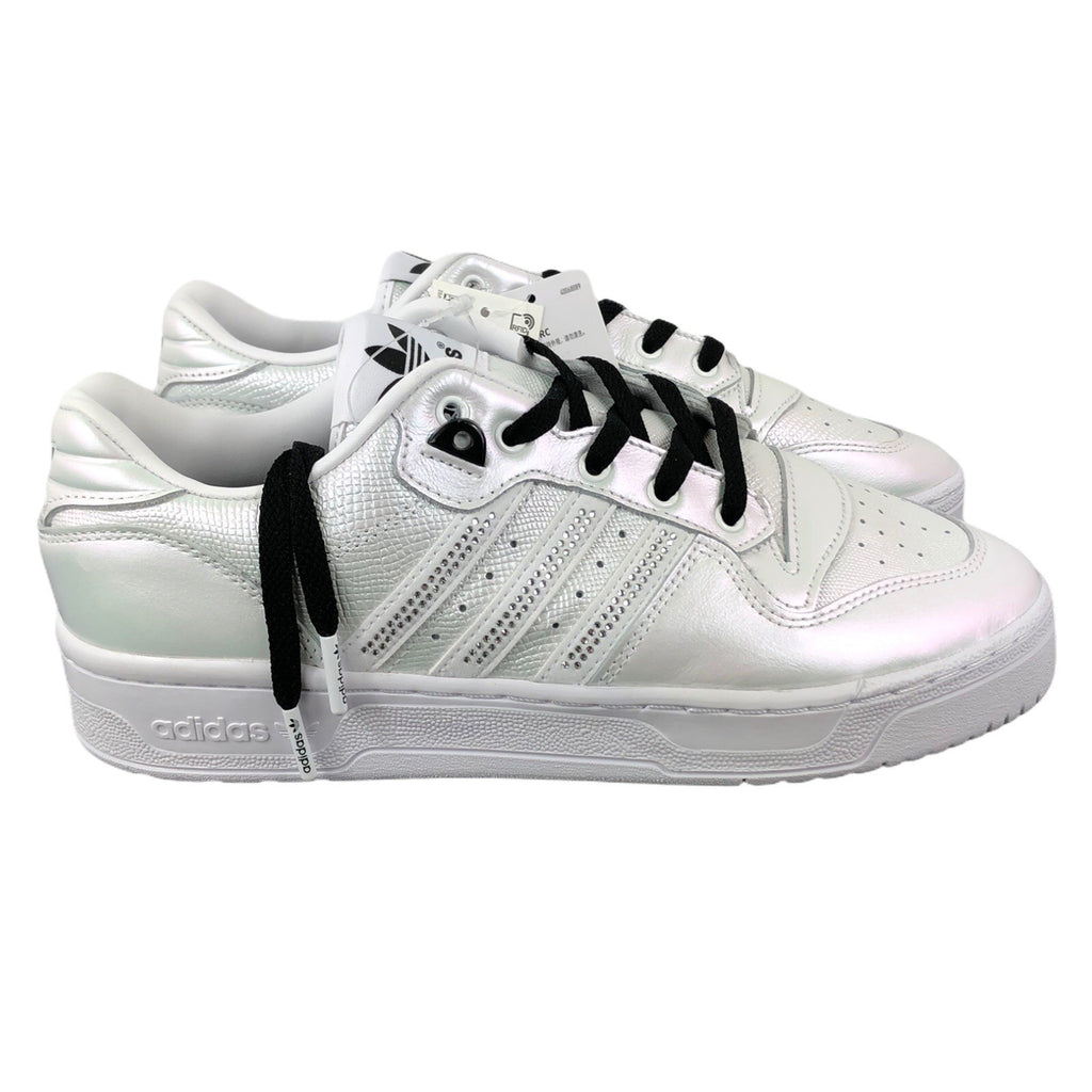 Adidas Low Rivalry Pearl Iridescent Bling Rhinestone Sneakers Womens Size 10 NEW