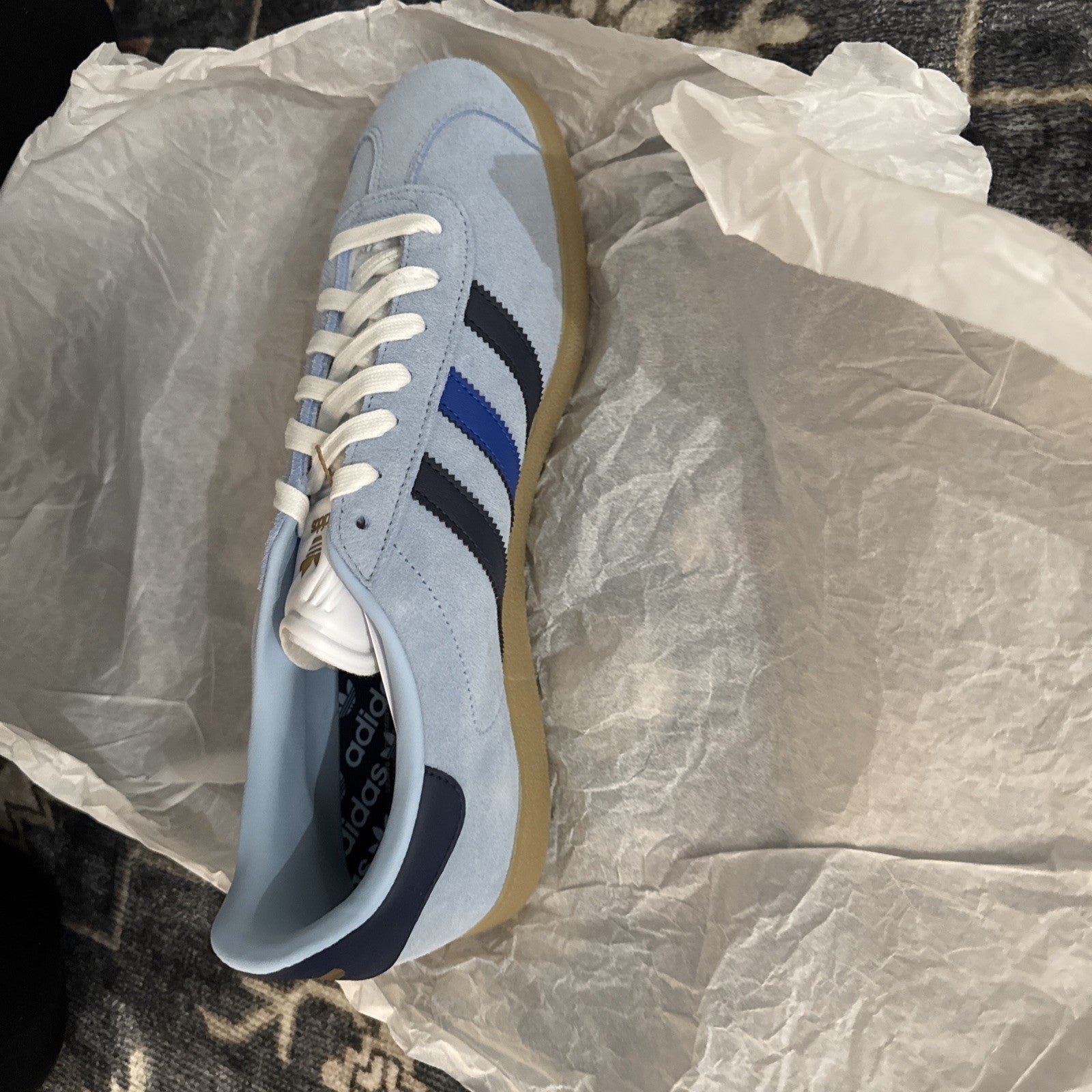 adidas men Gazelle Spikeless Golf Shoes new w box